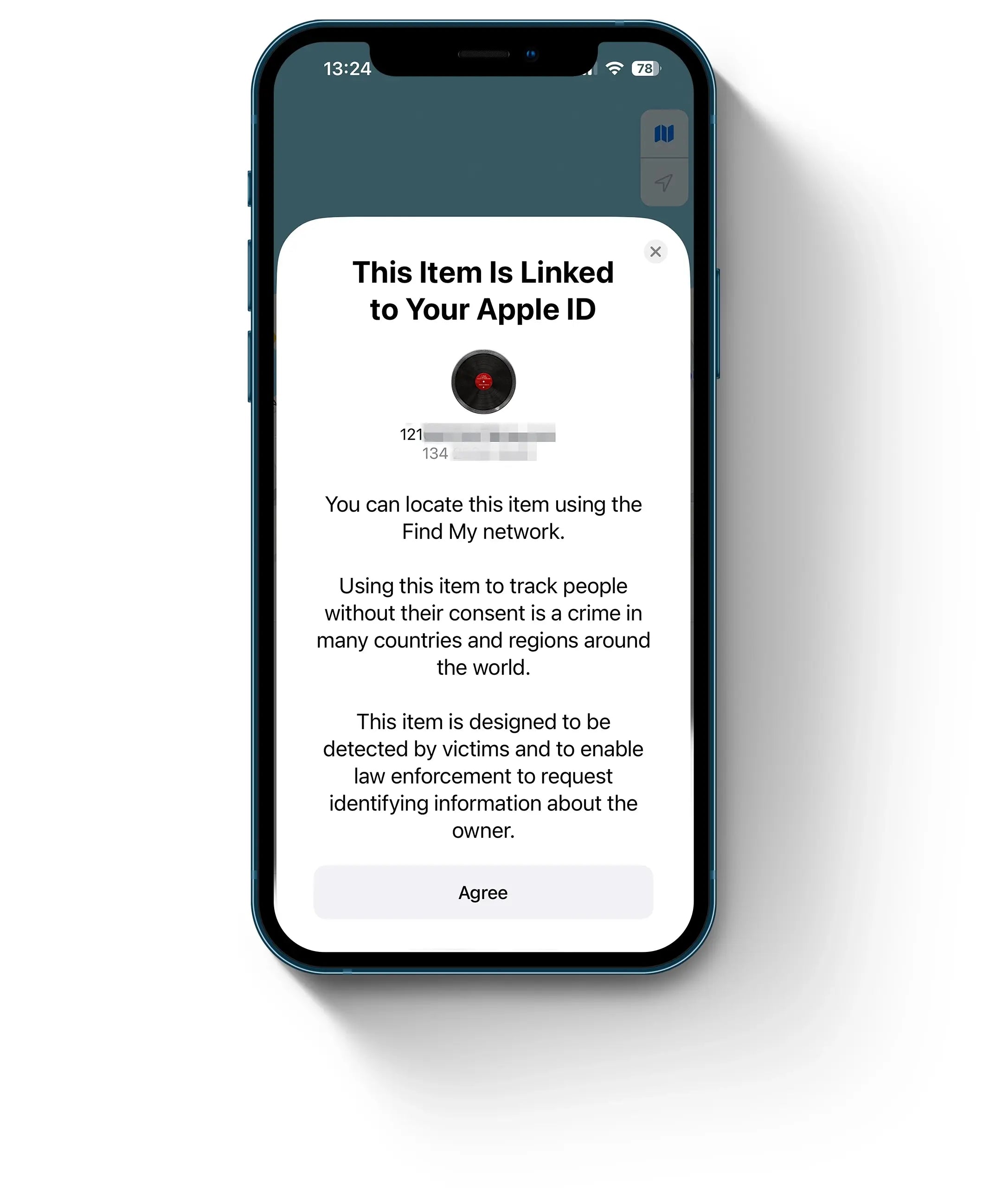 De slimme kaart die je spullen overal traceert via Apple Find My