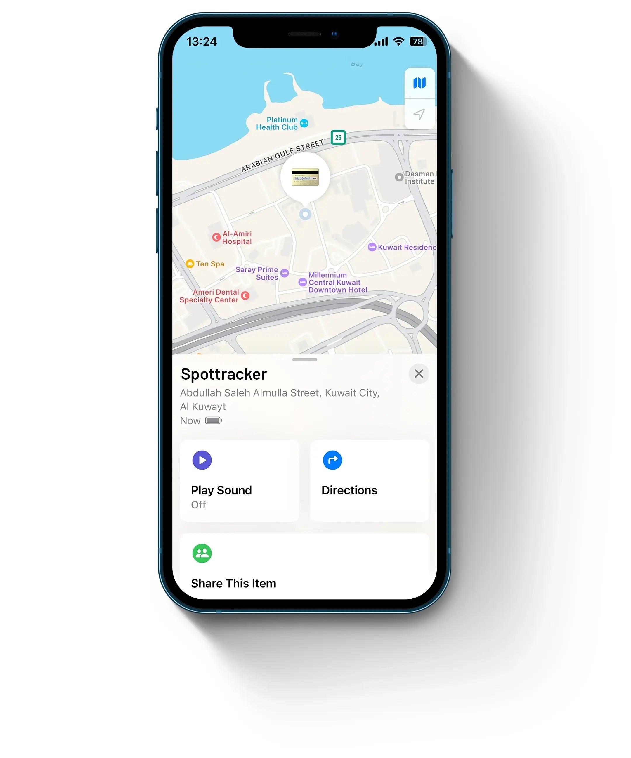 De slimme kaart die je spullen overal traceert via Apple Find My