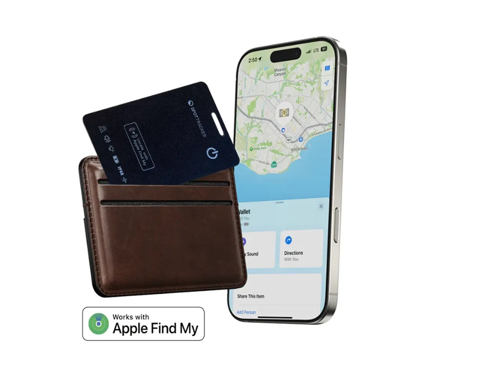 De slimme kaart die je spullen overal traceert via Apple Find My